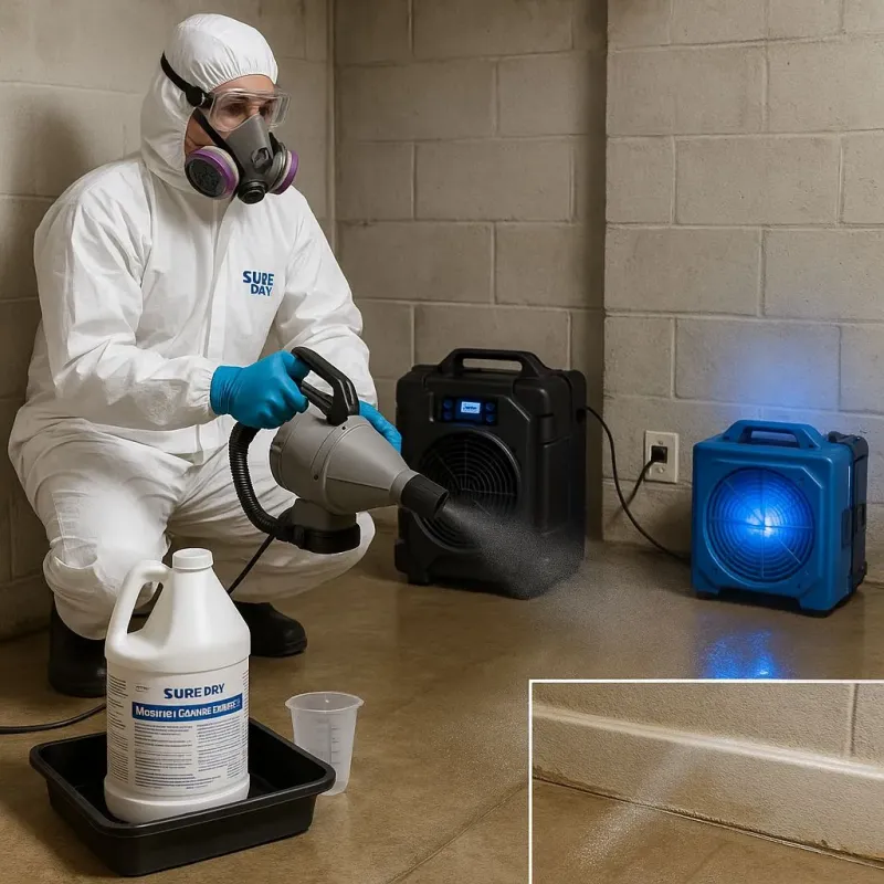 Sanitization and Odor Removal process in North Wales, PA